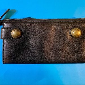Marc Jacobs black leather wallet